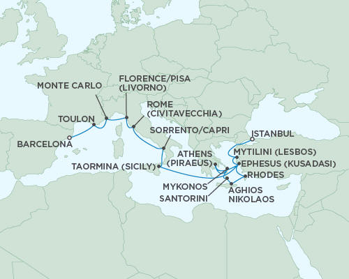 Deluxe Honeymoon Cruises Seven Seas Mariner September 28 October 14 2025 - 16 Days