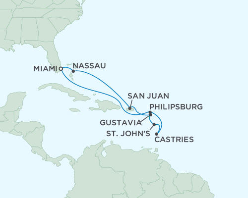 Cruise Single-Solo Balconies and Suites CRUISE Regent Seven Seas Navigator January 17-27 Ship - 10 Nights
