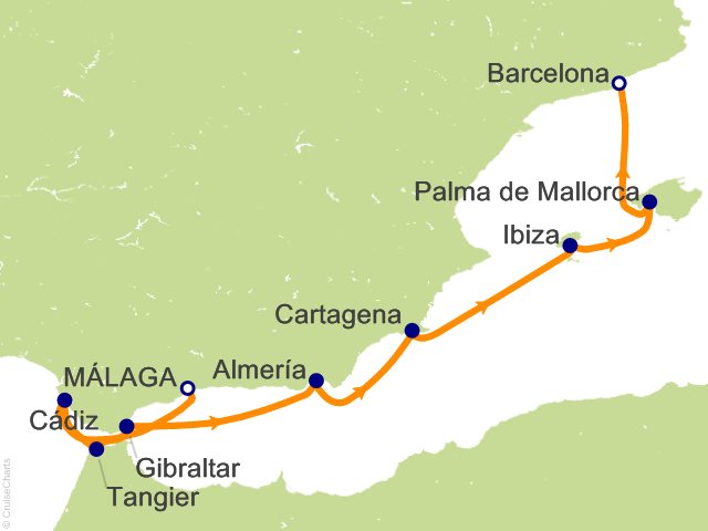 8 Night Viva Espana   Malaga to Barcelona Cruise