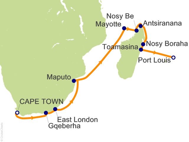 16 Night Shores of Madagascar   Cape Town to Port Louis Cruise