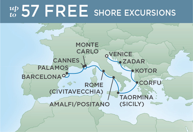 7 Seas Luxury Cruises STUNNING DALMATIA & COTE D'AZUR | 10 NIGHTS | DEPARTS AUG 09, 2024 | Seven Seas Voyager