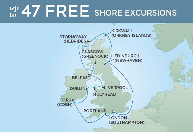 7 Seas Luxury Cruises LOVELY IRELAND AND THE ISLES - May 30 June 11 2025