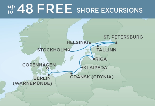 7 Seas Luxury Cruises JEWELS OF NORTHERN EUROPE - June 30 July 10 2025