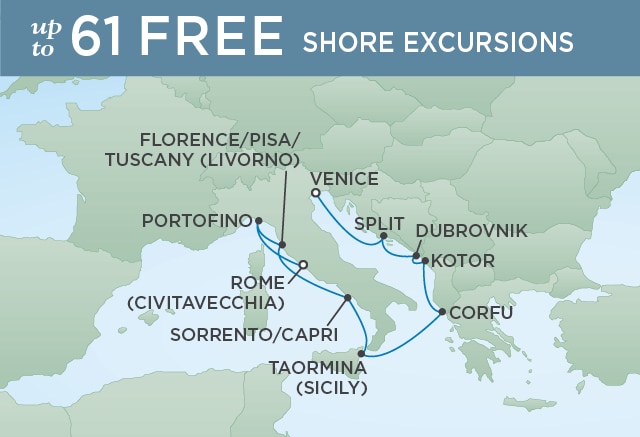 7 Seas Luxury Cruises FLAVORS OF FLORENCE - October 17-27 2025