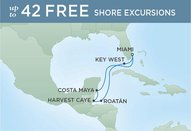 7 Seas Luxury Cruises SUN, FUN & FLORIDA STRAITS | 7 NIGHTS | DEPARTS OCT 15, 2022 | Seven Seas Mariner