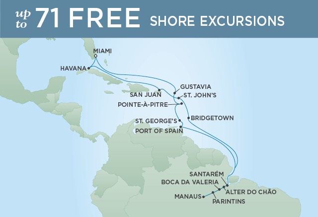 7 Seas Luxury Cruises GLORIES OF THE AMAZON - November 15 December 10 2025