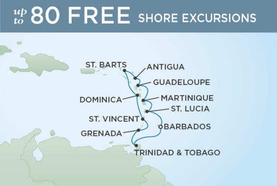 Itinerary Map Seven Seas Splendor Regent Cruises