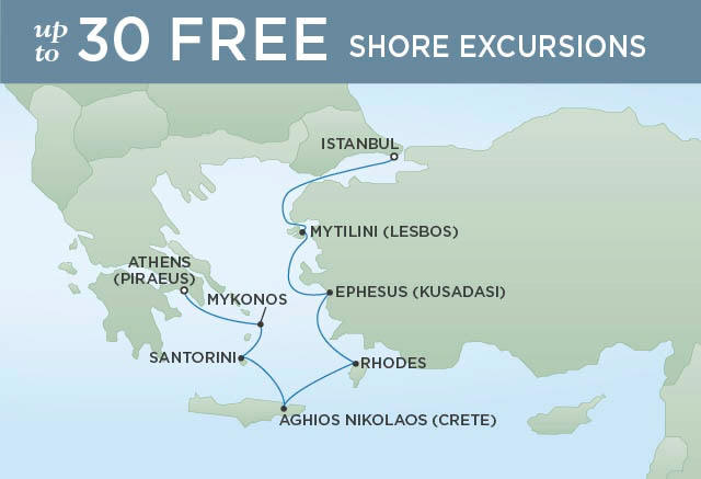 Itinerary Map Regent Seven Seas Splendor Cruises, World Cruise RSSC