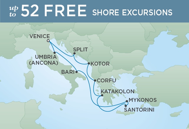 7 Seas Luxury Cruises RETURN TO OLYMPUS - June 14-24 2025