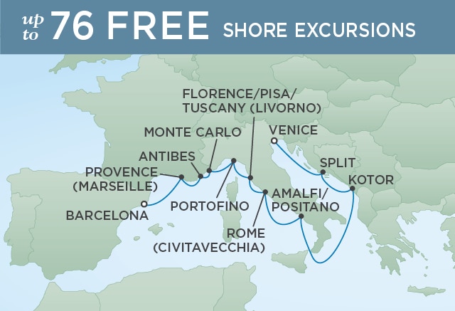 7 Seas Luxury Cruises SUNSET OVER MONOCO - July 26-28 2025
