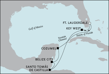 7 Seas Luxury Cruises Fort Lauderdale to Fort Lauderdale