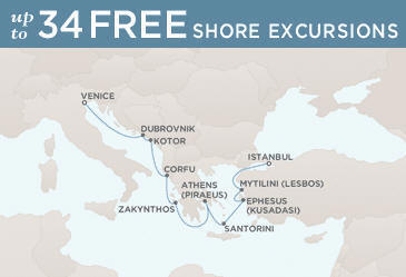 Cruise Single-Solo Balconies and Suites August 2-12 2013 - 10 Nights Regent Seven Seas Mariner 2013 RSSC CRUISE