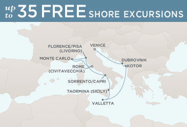 Cruise Single-Solo Balconies and Suites August 29 September 8 2013 - 10 Nights Regent Seven Seas Mariner 2013 RSSC CRUISE