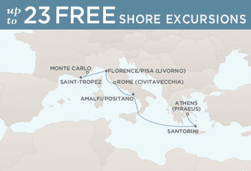 Cruise Single-Solo Balconies and Suites September 18-25 2013 - 7 Nights Regent Seven Seas Mariner 2013 RSSC CRUISE
