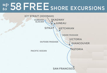 ALL SUITES CRUISE SHIPS - Regent Navigator SUITES Map May 9-21 2024 - 12 Days