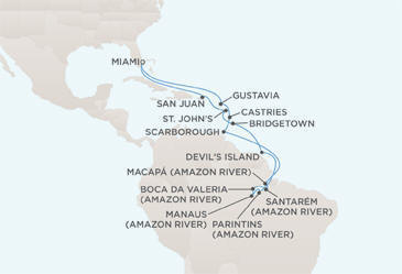 Deluxe Honeymoon Cruises Route Map Honeymoon Regent Navigator RSSC