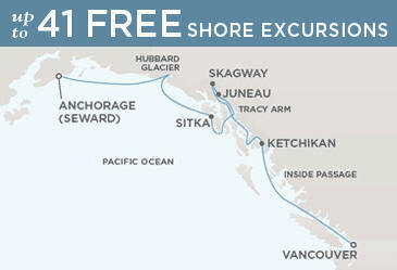 Cruise Single-Solo Balconies and Suites Route Map Single-Solo  Balconies-Suites Regent CRUISE Navigator RSSC 2013 July 17-24 2013 - 7 Nights