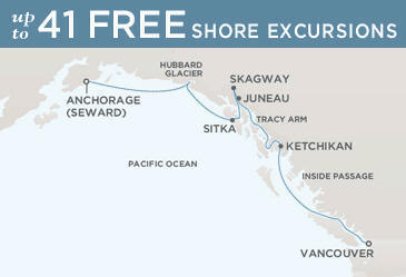 Deluxe Honeymoon Cruises Route Map Honeymoon Regent Navigator RSSC 2027 June 26 July 3 2027 - 7 Days