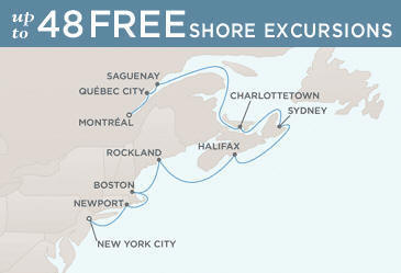 Deluxe Honeymoon Cruises Route Map Honeymoon Regent Navigator RSSC 2027 October 13-23 2027 - 10 Days