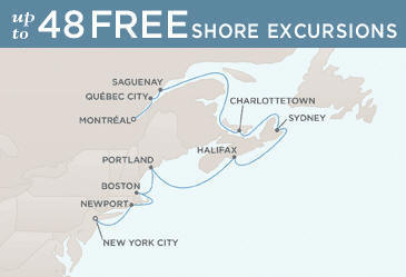 Deluxe Honeymoon Cruises Route Map Honeymoon Regent Navigator RSSC 2027 October 3-13 2027 - 10 Days