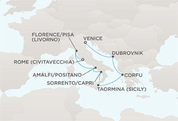 Luxury World Cruise SHIP BIDS - Route Map CRUISE SHIP BIDS Regent CRUISE SHIP Voyager RSSC