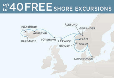 Route Map Regent Seven Seas Cruises Voyager RSSC June 12-24 2013 - 12 Days