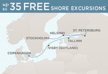 Cruise Single-Solo Balconies and Suites Route Map Single-Solo  Balconies-Suites Regent CRUISE Voyager RSSC July 11-18 2013 - 7 Nights