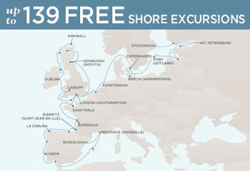 Deluxe Honeymoon Cruises Route Map Honeymoon Regent Voyager RSSC August 21 September 26 2027 - 36 Days
