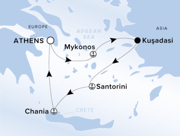 Ritz-Carlton Evrima Cruise Map 2026