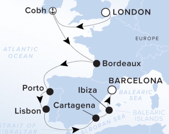 Ritz-Carlton Evrima Cruise Map 2026