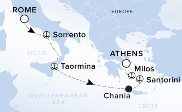 Ritz-Carlton Evrima Cruise Map 2026
