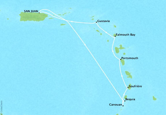 Ritz-Carlton Yacht Cruises MAP 2027 Ilma Itinerary 2027