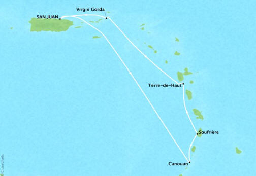 Ritz-Carlton Yacht Cruises MAP 2027 Ilma Itinerary 2027