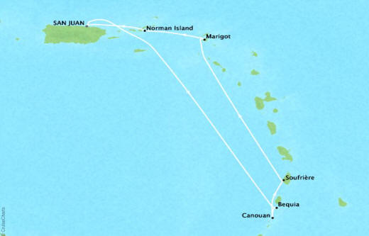 Ritz-Carlton Yacht Cruises MAP 2027 Ilma Itinerary 2027