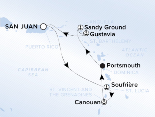 Ritz Carlton Ilma Cruise Map 2026