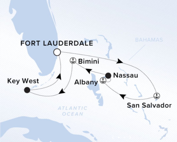 Ritz Carlton Ilma Cruise Map 2026