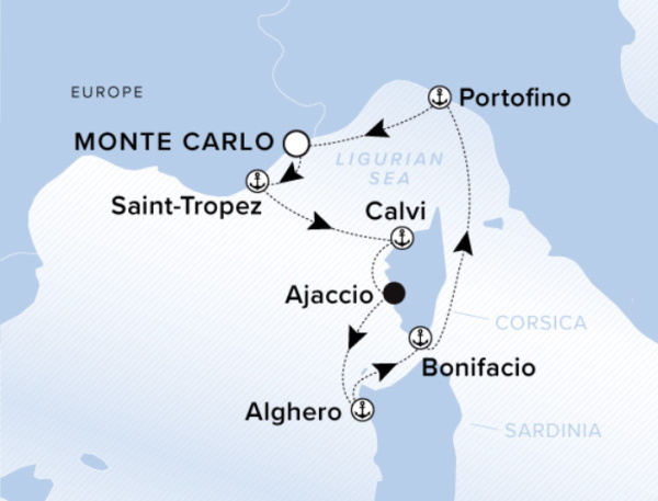 Ritz Carlton Ilma Cruise Map 2026