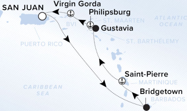 Ritz Carlton Ilma Cruise Map 2026