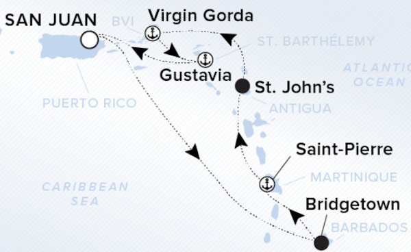 Ritz Carlton Ilma Cruise Map 2026