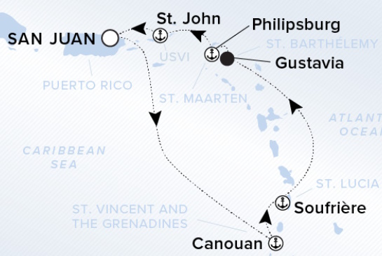 Ritz Carlton Ilma Cruise Map 2026