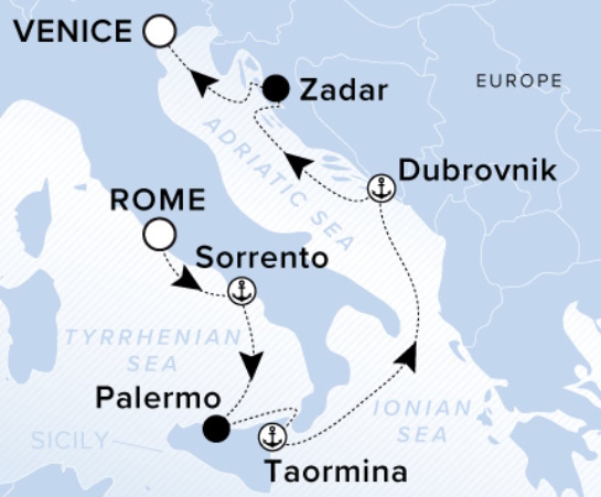 Ritz Carlton Ilma Cruise Map 2026