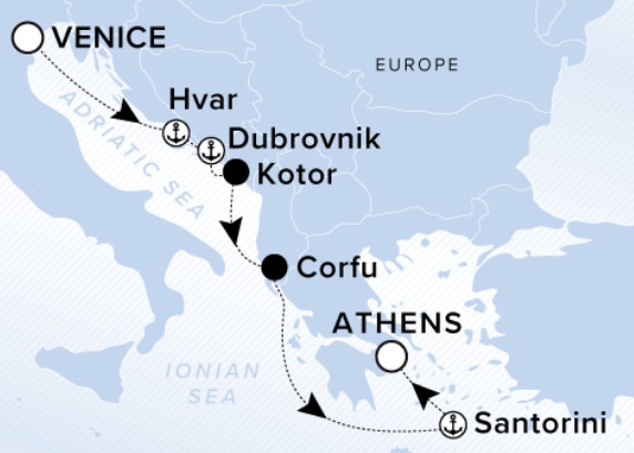 Ritz Carlton Ilma Cruise Map 2026
