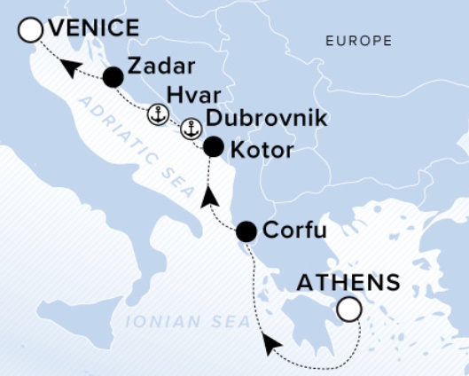 Ritz Carlton Ilma Cruise Map 2026