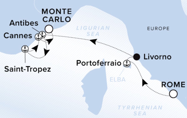 Ritz Carlton Ilma Cruise Map 2026