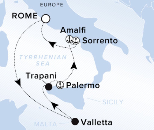Ritz Carlton Ilma Cruise Map 2026