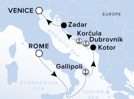 Ritz Carlton Ilma Cruise Map 2026
