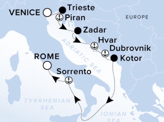 Ritz Carlton Ilma Cruise Map 2026