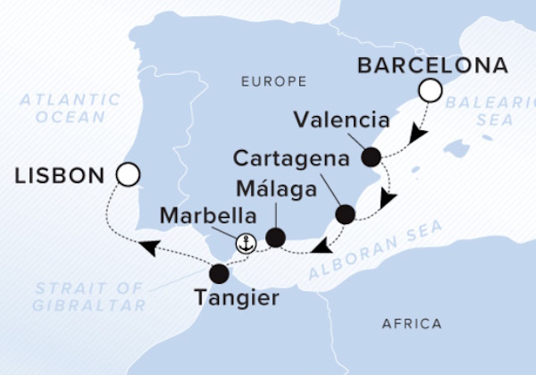 Ritz Carlton Ilma Cruise Map 2026