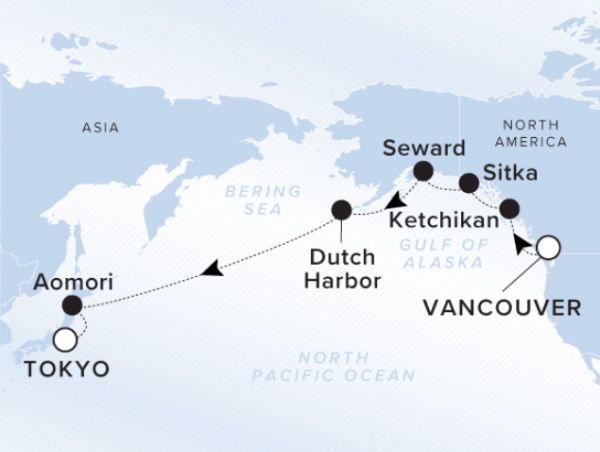 Ritz Carlton Luminara Cruise 2026 Map