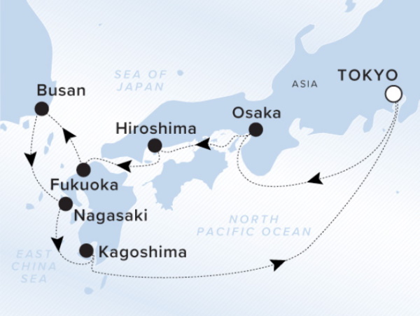 Ritz Carlton Luminara Cruise 2026 Map